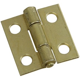 National Hardware N145-946 V518 Non-Removable Pin Hinges in Brass, 2 pack