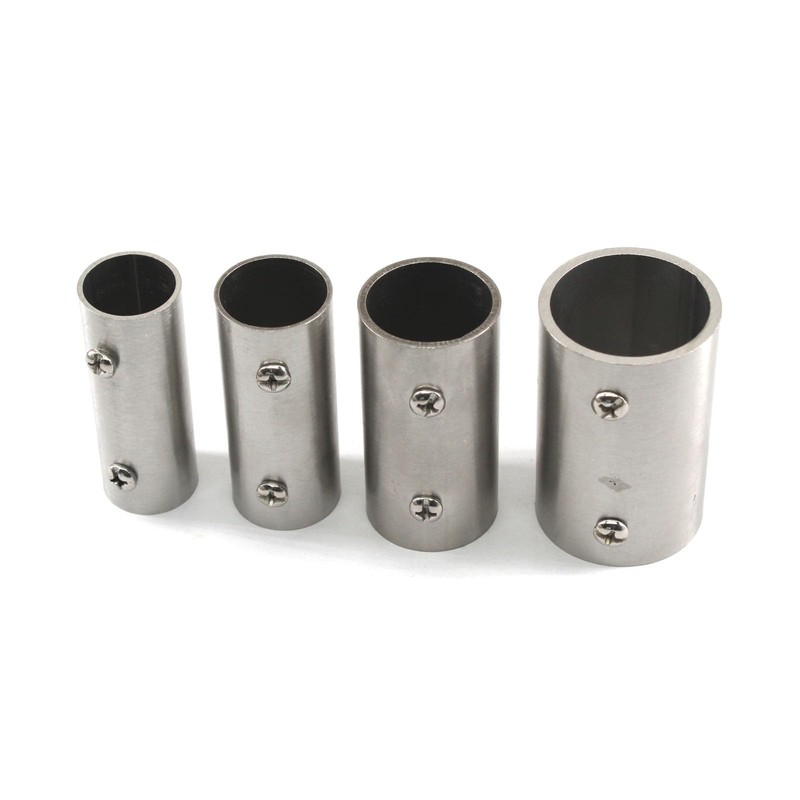 19mm Stainless Steel Pipe Fitting Straight Pipe Rod Connector for