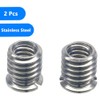 HITHUT Stainless Steel 1/4"-20 Female to 3/8"-16 Male Convert Screw