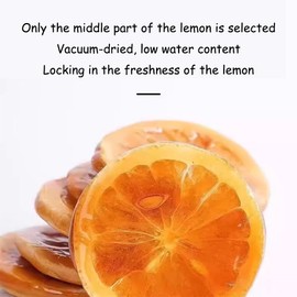 Phuumy 5.64oz Brown Sugar Dehydrated Lemon Slices Take The Middle Part Of A Lemon Which Is Rich In Vitamin C Dehydrated Fruit （160g）