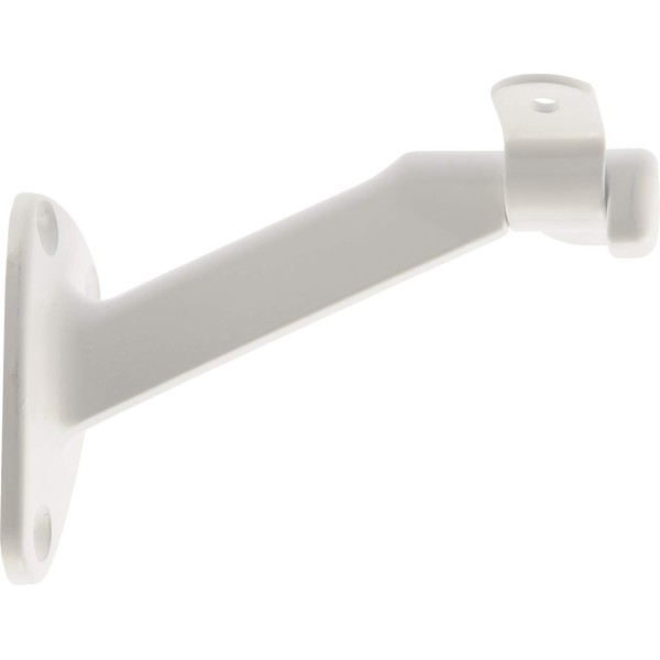 Hardware Essentials 853413 Extended Neck Handrail Brackets White