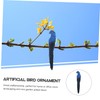 Ipetboom Parrot Ornament Artificial Simulation Bird Bird Toys for Cockatiel
