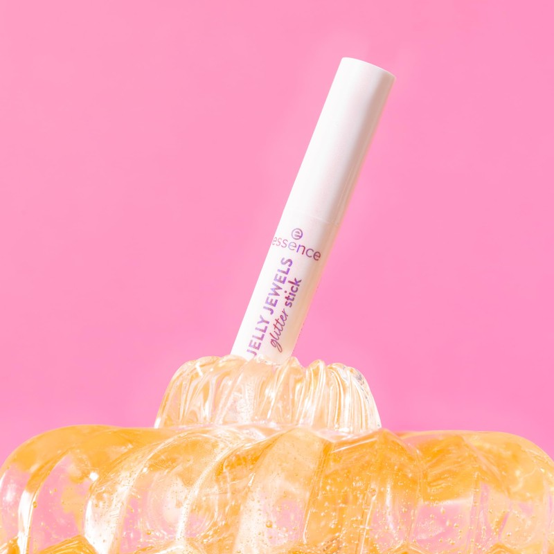 essence JELLY JEWELS glitter stick, longlasting, dewy, shimmery, colour intense