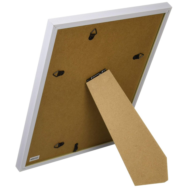 Nakabayashi F-TMS-411-W Two-Tone Photo Frame, A4/B5 White