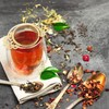 Empress Tea Strainers with Drip Bowls, Mesh Tea Infuser Stainless