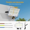 LAMLAMCK LED Spotlight with Motion Sensor Outdoor - 100 W
