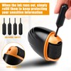 Nezyo 2 Pack Shell-Style Identity Theft Protection Roller Stamp Privacy
