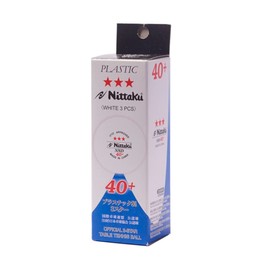 NITTAKU Ball SD 40+ *** Pack of 3 White