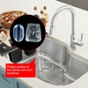 OIIKI 24 Pcs Kitchen Sink Rack Rubber Feet, Including 12pcs