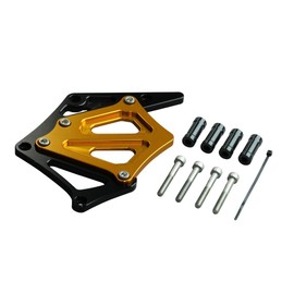 POSH CB400SF V-TECH2/3 CB400SB (SUPER BOL D'OR) 051201-46 Motorcycle Accessories Sprocket Cover, Black/Gold