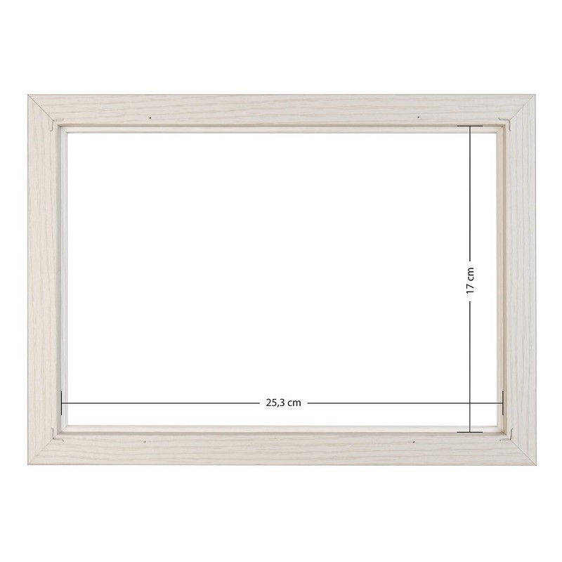 Somikon Accessories for App Picture Frame: Light Wooden Frame for