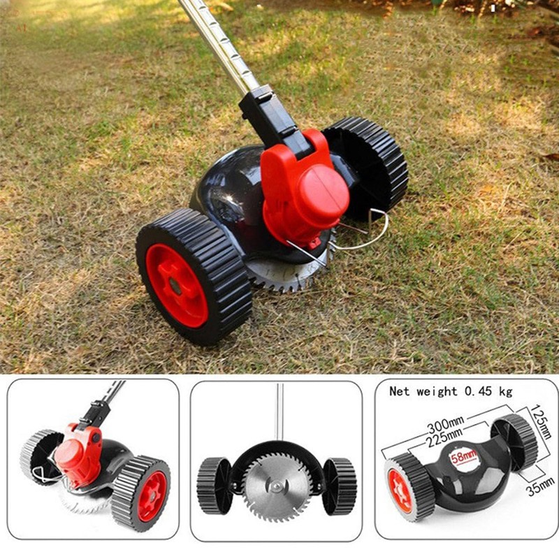 Weed Trimmer Support Wheel, Universal Trimmer Auxiliary Wheel, Grass Trimmer