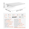 VEVOR Wall Mounted Folding Table, 39.4 x 19.7 inches Wall