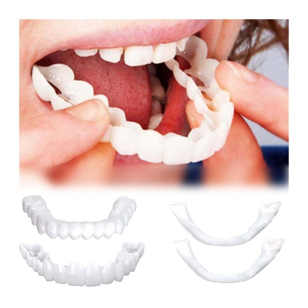 2 Pairs Nature and Comfortable,Beautiful Smile,Regain Confidence Smile for Women