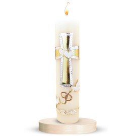 Authenthic Unity Candles for Wedding Ceremony Set Made by Mexican Artisans at La Villa de Guadalupe | Wedding Candles for Ceremony | Wedding Unity Candle Set | Memorial Candles for Wedding Ceremony