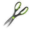 Nirosta 48133 Superschere mit Öffner Praktika 21cm in grau/grün/silber, Klinge: