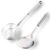 Multi Kitchen Utensil Stainless Steel Cooking Skimmer Slotted Fish Turner