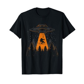 Bigfoot Sasquatch UFO Alien Abduction Yeti Cryptid Bigfoot T-Shirt