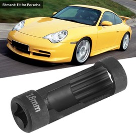 Suspension Strut Nut Socket, 1/2in DR. x 18mm 12PT Suspension Strut Socket Tool VM Number 3353 Suspension Strut Tool