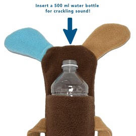 Cate & Levi - Dog Toy Water Bottle Cruncher - No Squeaker Quiet - Bottle Cover Dog Toy – Durable (dog)