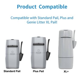 Cat Litter Refills Bags Cartridge, Upgrade 28FT Bags Cartridge Compatible with Cat Genie Standard, Plus, XL+ Pail Refills, 8 Pack,Pet Genie Refill