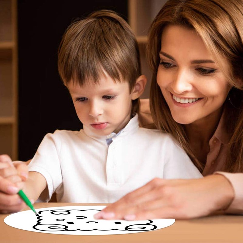 Colorful Dry Erase Dots Circles Whiteboard Marker Removable Vinyl Stickers