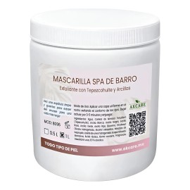 Mascarilla Facial Spa Tepezcohuite + Arcilla Reparador 1.2kg Normal