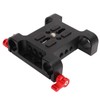 1/4in Camera Mounting Base Plate Aluminum Alloy 15mm Diameter DSLR