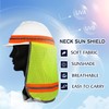 Evridwear High Visibility Neck Sun Shield with Reflective Stripe, Safety