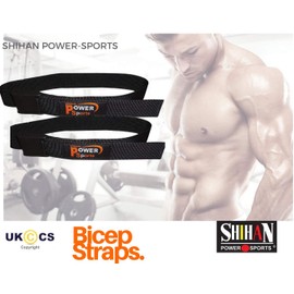 BICEP STRAP BLACK Max Bicep Blood Flow Restriction Occlusion Training Bands Help You Gain Muscle Faster Biceps & Triceps Bands for Effective Arms