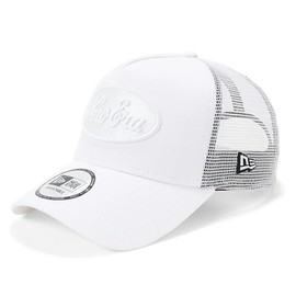 Newera N839AF173 Mesh Cap, 9FORTY A-Frame Trucker, Tonal Color ONSPOTZ Special Order Hat, white, Free size