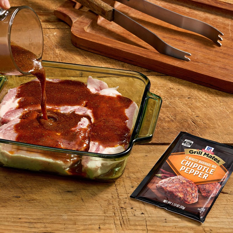 McCormick Grill Mates Chipotle Pepper Marinade Mix, 1.13 oz (Pack