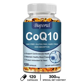 Buporai - Coenzyme Q-10 Antioxidant - Supports cardiovascular health, maintains healthy blood pressure, powerful heart antioxidant - High potency formula