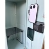 Svartur Black Locker Organizer Kit with Shelf, Shelf, Mirror, Pen
