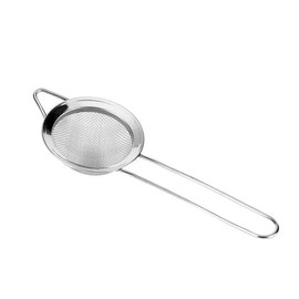 Stainless Steel Strainer 8CM Fine Mesh Strainer with Long Handle for Tea, Coffee Powder, Juice