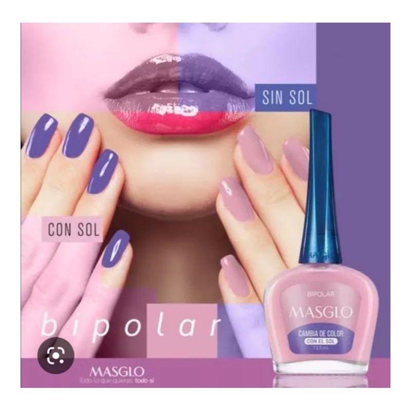 Masglo Esmaltes Masglo Kit De 3. Cambian De Color Con