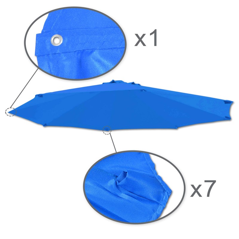 Strong Camel Round Replacement Canopy Cover for 11.5' 7 Ribs