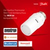 Danfoss 013G6080 RAX Heizkoerperthermostat mechanisch 8 bis 28 °C, 5.5
