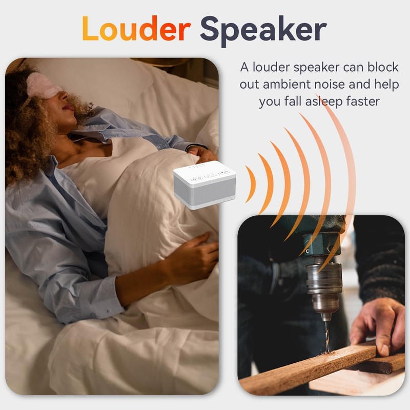 Sound Machine White Noise Machine with 30 Soothing Sounds 32