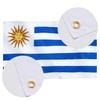Runesol Uruguay Flag, 91x152cm, 3ft x 5ft, 4 Grommets, Eyelet