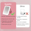 Espejo con Luz para Maquillaje, Espejo Compacto con Pantalla táctil