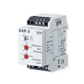 BTR Starkstromanschalterelais (SAR) Typ 5, HS - SAR 5 HS 24V AC/DC, Hutschienenmontage (TH35), light grey; BTR: 130 284-I; Versorgungsspannung: 24 V AC/DC; SAR 5