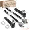 A-Premium Set of 4, Front Inner & Outer Tie Rod