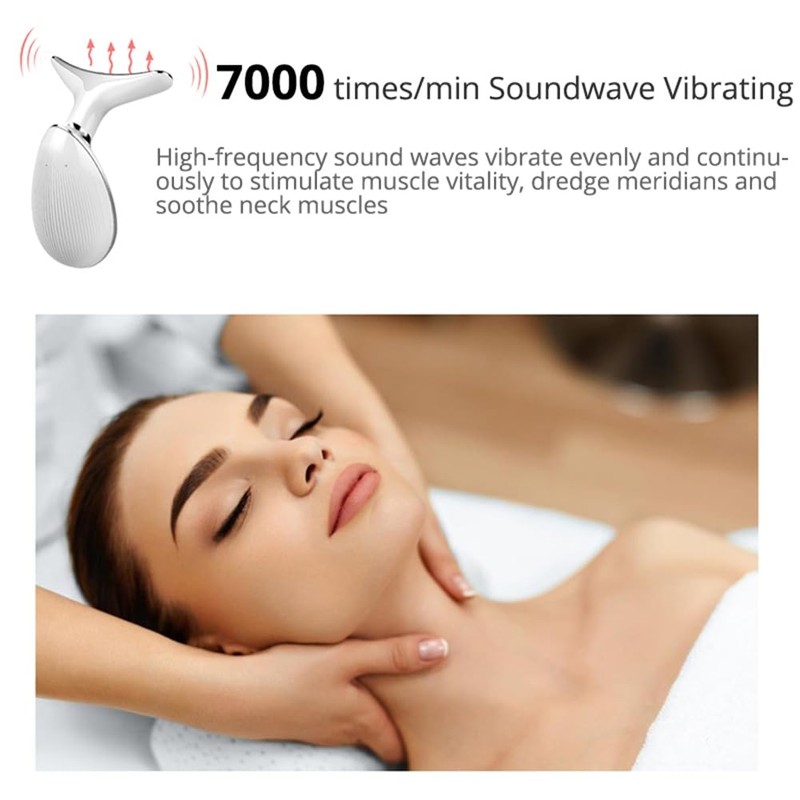 Byttlerom Thermal Neck Lifting and Tighten Massager Electric Microcurrent Wrinkle