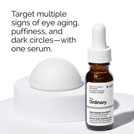 The Ordinary The Ordinary Multi-Peptide Eye Serum, Anti-Aging Formula for Crows Feet, Dark Circles & Puffiness, 0.5 Fl Oz