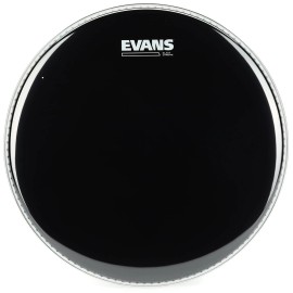 Evans Black Chrome Tom Batter Head - 13 inch (2-pack) Bundle