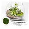 STOBOK 1pc Artificial Mossy Stone for Micro Landscape Decoration Green