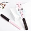 Feifei Portable Massage Roll Brush for Curly Hair, Cylinder-shaped Fluffy Plastic Round Comb 15×200mm/Tixiang T1426 4ea