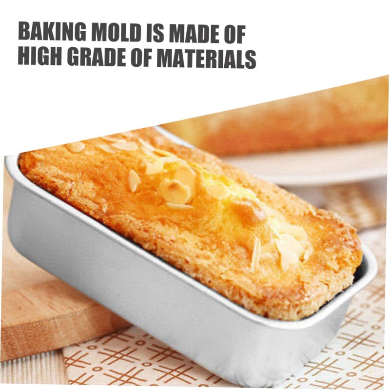 Ciieeo 2pcs Aluminium Alloy Bread Molds Toast Baking Pans for