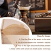 ASIRYVA 100 PCS V60 Coffee Filter Papers Unbleached Compatible with
